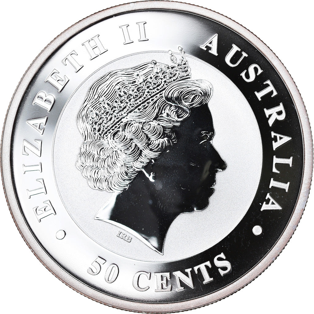 Coin, Australia, Australian Koala, 50 Cents, 2015, 1/2 Oz, MS(65-70), Silver