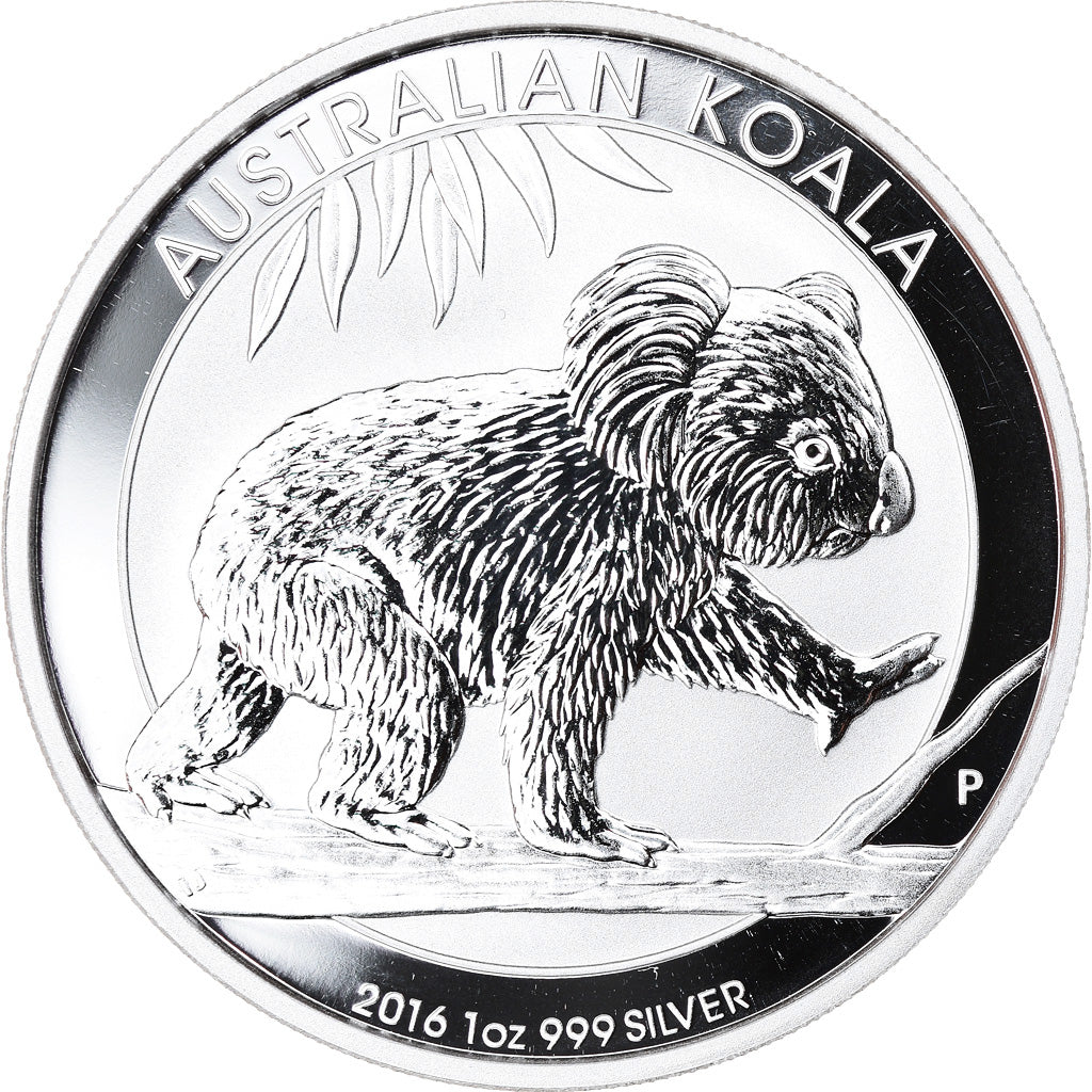 Münze, Australien, Australian Koala, 1 Dollar, 2016, 1 Oz, STGL, Silber