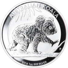 Münze, Australien, Australian Koala, 1 Dollar, 2016, 1 Oz, STGL, Silber