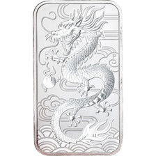 Coin, Australia, Chinese Dragon, 1 Dollar, 2018, 1 Oz, MS(65-70), Silver