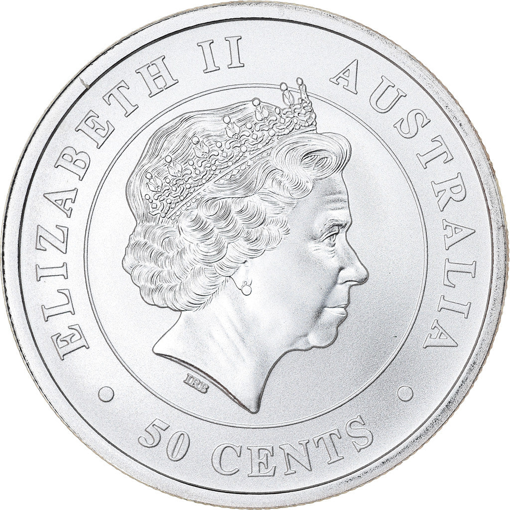 Moneda, Australia, Tiger Shark, 50 Cents, 2016, 1/2 Oz, FDC, Plata