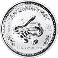 Moneda, Australia, Year of the Snake, Dollar, 2000, 1 Oz, FDC, Plata