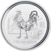 Monnaie, Australie, Année du Coq, Dollar, 2005, 1 Oz, FDC, Argent