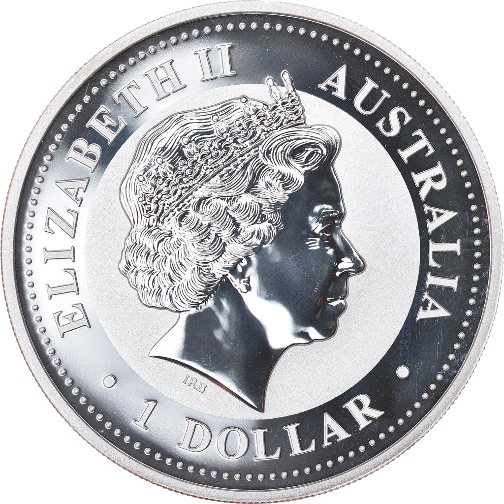 Monnaie, Australie, Année du Coq, Dollar, 2005, 1 Oz, FDC, Argent