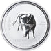 Coin, Australia, Year of the Ox, Dollar, 2009, 1 Oz, MS(65-70), Silver