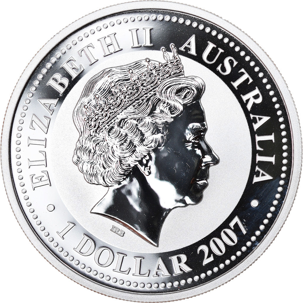 Moneda, Australia, Year of the Tiger, Dollar, 2010, 1 Oz, FDC, Plata