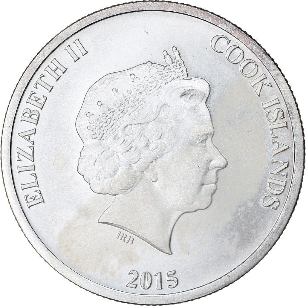 Coin, Cook Islands, Bounty, 25 Cents, 2015, 1/4 Oz, MS(65-70), Silver