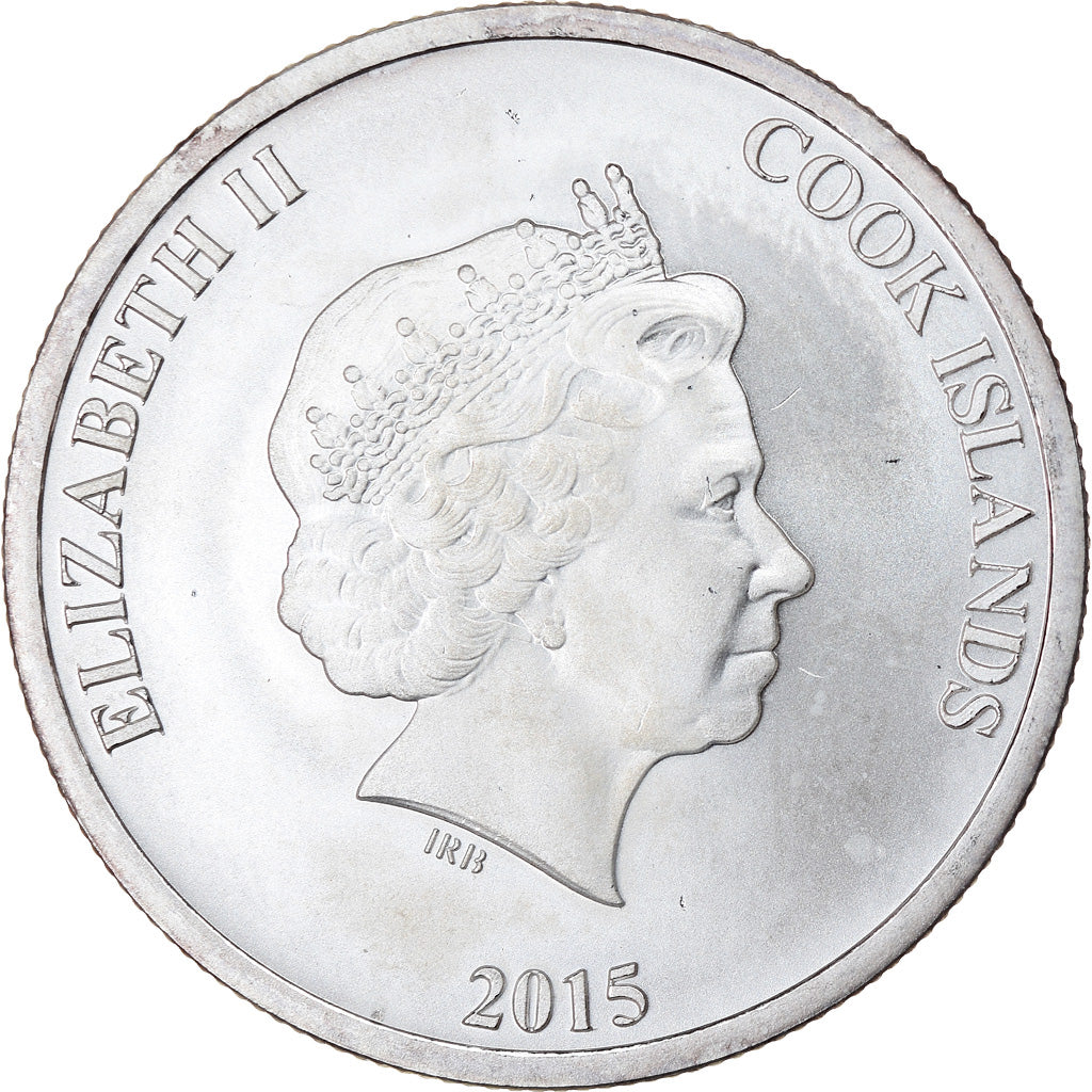 Coin, Cook Islands, Bounty, 25 Cents, 2015, 1/4 Oz, MS(65-70), Silver
