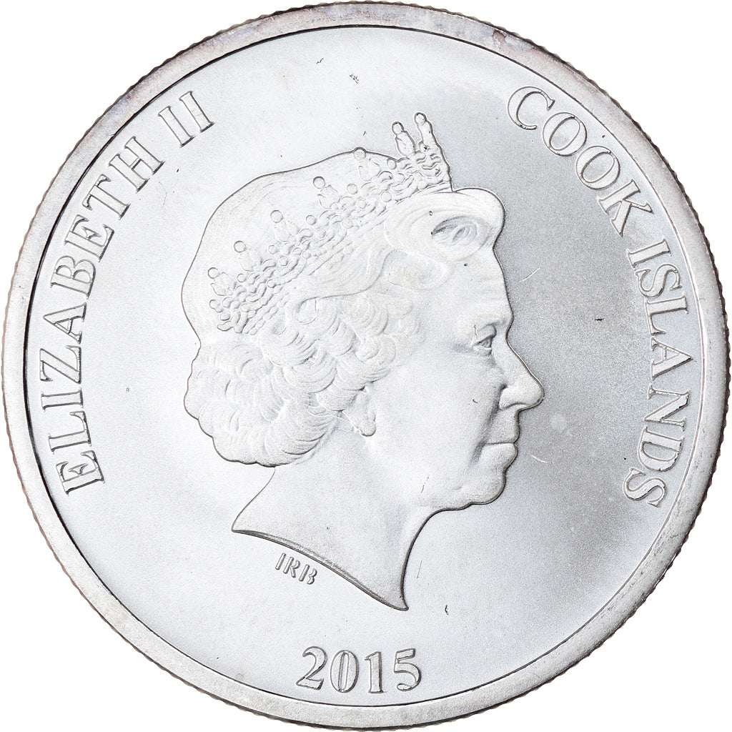 Coin, Cook Islands, Bounty, 25 Cents, 2015, 1/4 Oz, MS(65-70), Silver