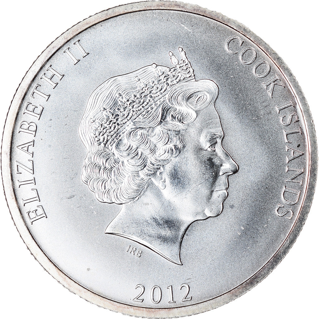 Coin, Cook Islands, Bounty, 25 Cents, 2012, 1/4 Oz, MS(65-70), Silver