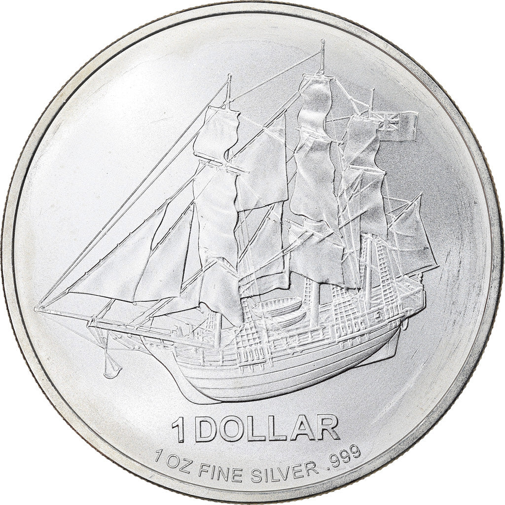 Coin, Cook Islands, Bounty, 1 Dollar, 2009, 1 Oz, MS(65-70), Silver