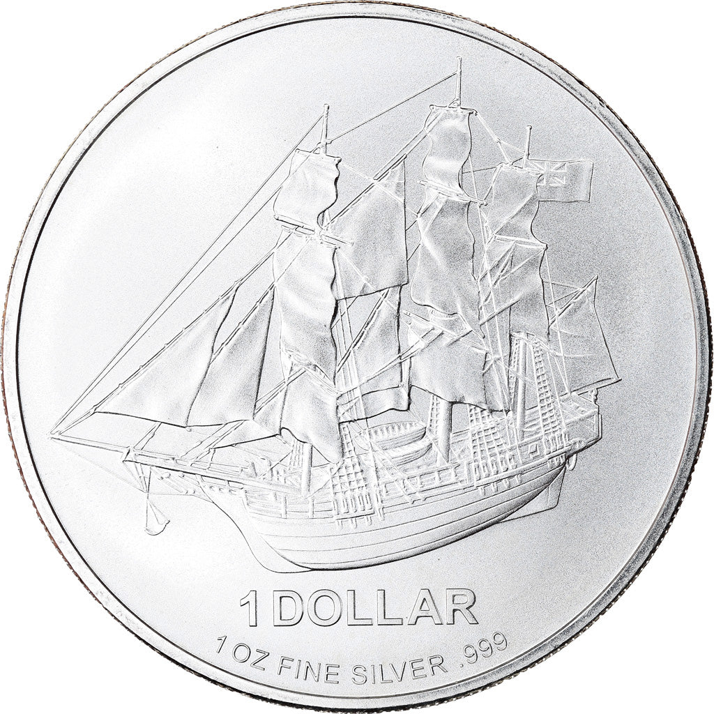 Coin, Cook Islands, Bounty, 1 Dollar, 2010, 1 Oz, MS(65-70), Silver