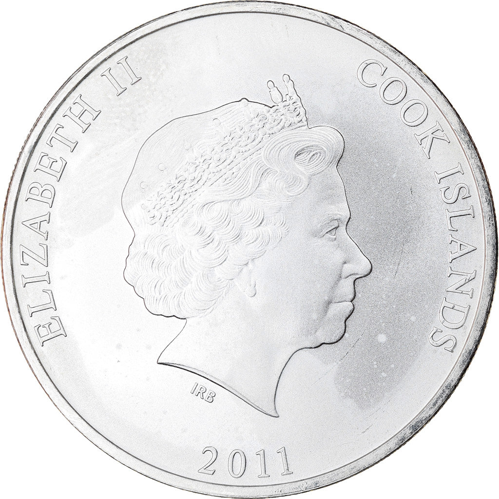 Coin, Cook Islands, Bounty, 1 Dollar, 2011, 1 Oz, MS(65-70), Silver
