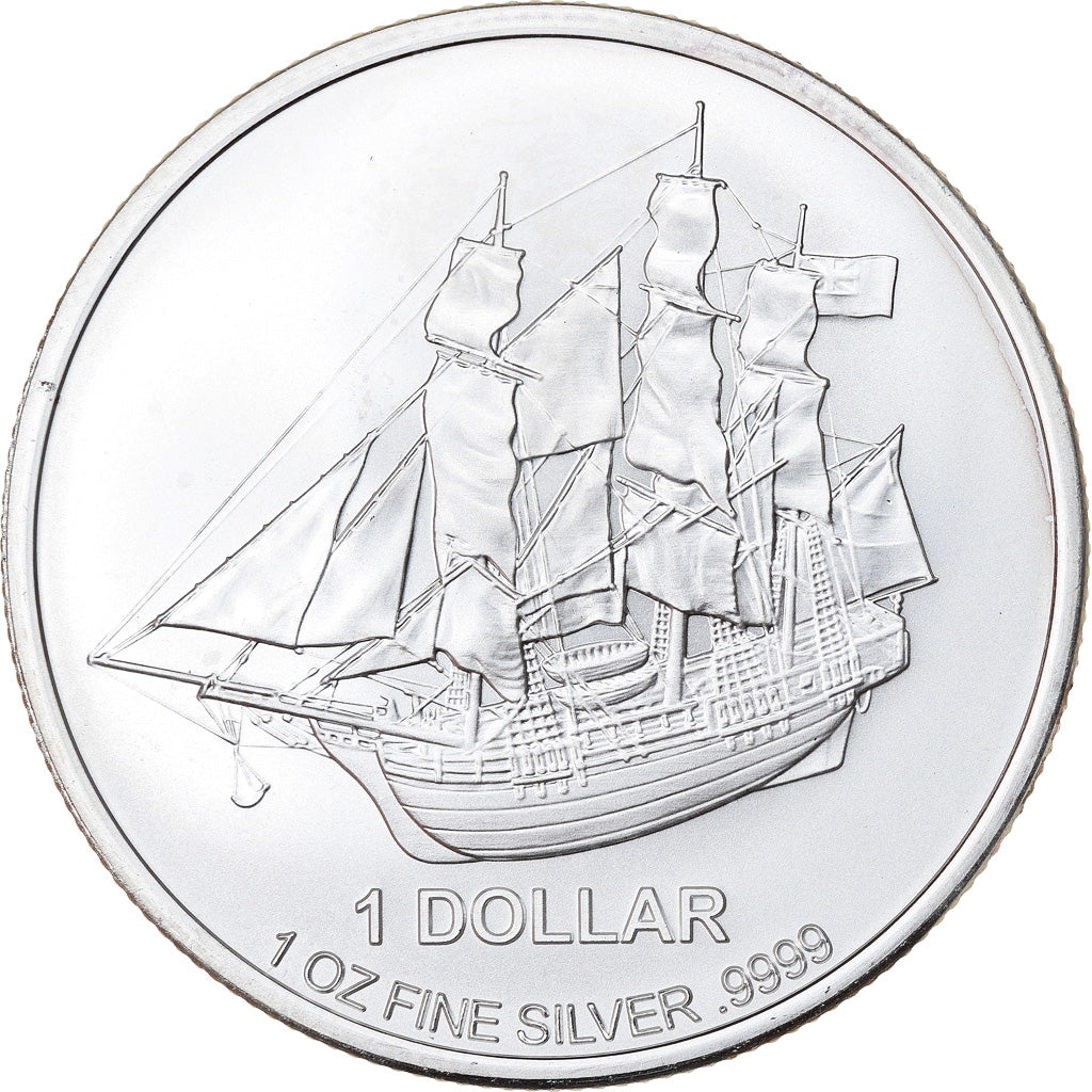 Coin, Cook Islands, Bounty, 1 Dollar, 2015, 1 Oz, MS(65-70), Silver
