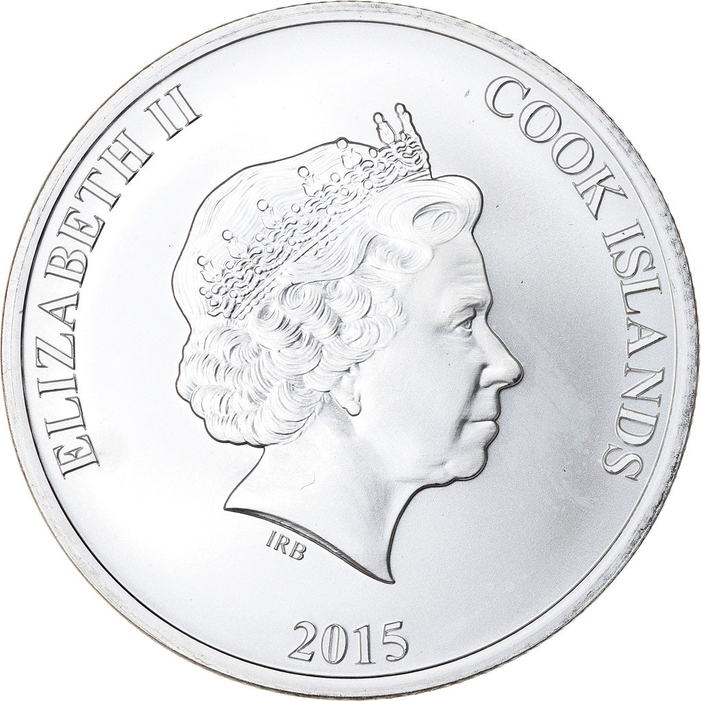 Coin, Cook Islands, Bounty, 1 Dollar, 2015, 1 Oz, MS(65-70), Silver