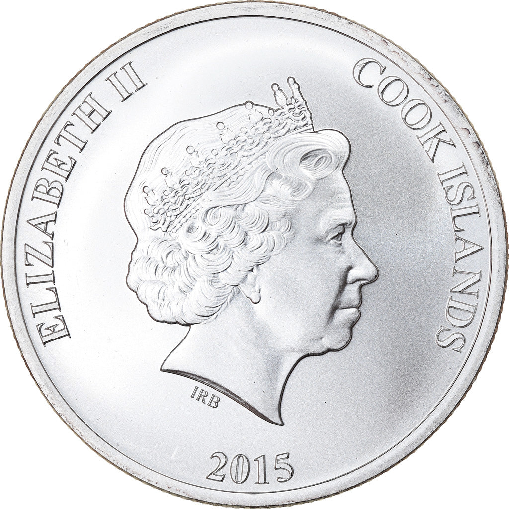 Coin, Cook Islands, Bounty, 1 Dollar, 2015, 1 Oz, MS(65-70), Silver