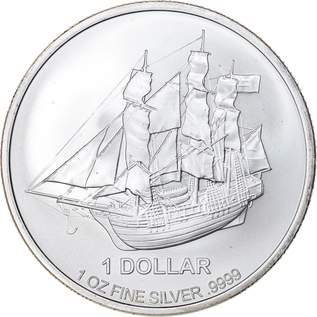 Coin, Cook Islands, Bounty, 1 Dollar, 2015, 1 Oz, MS(65-70), Silver