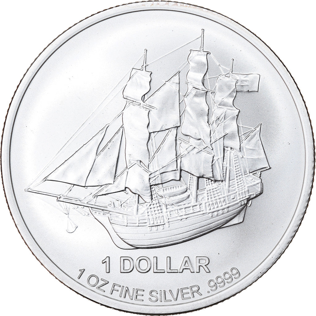 Coin, Cook Islands, Bounty, 1 Dollar, 2017, 1 Oz, MS(65-70), Silver