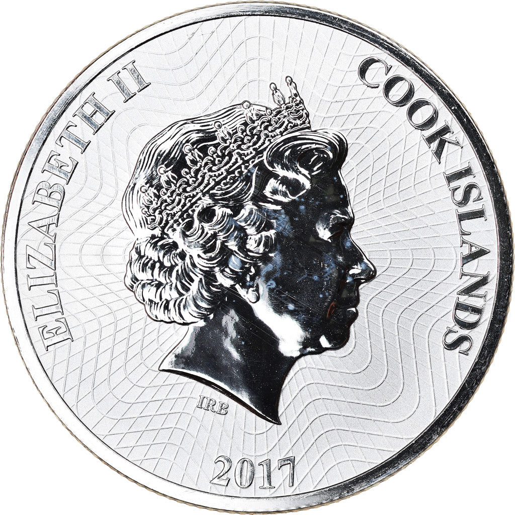 Coin, Cook Islands, Bounty, 1 Dollar, 2017, 1 Oz, MS(65-70), Silver