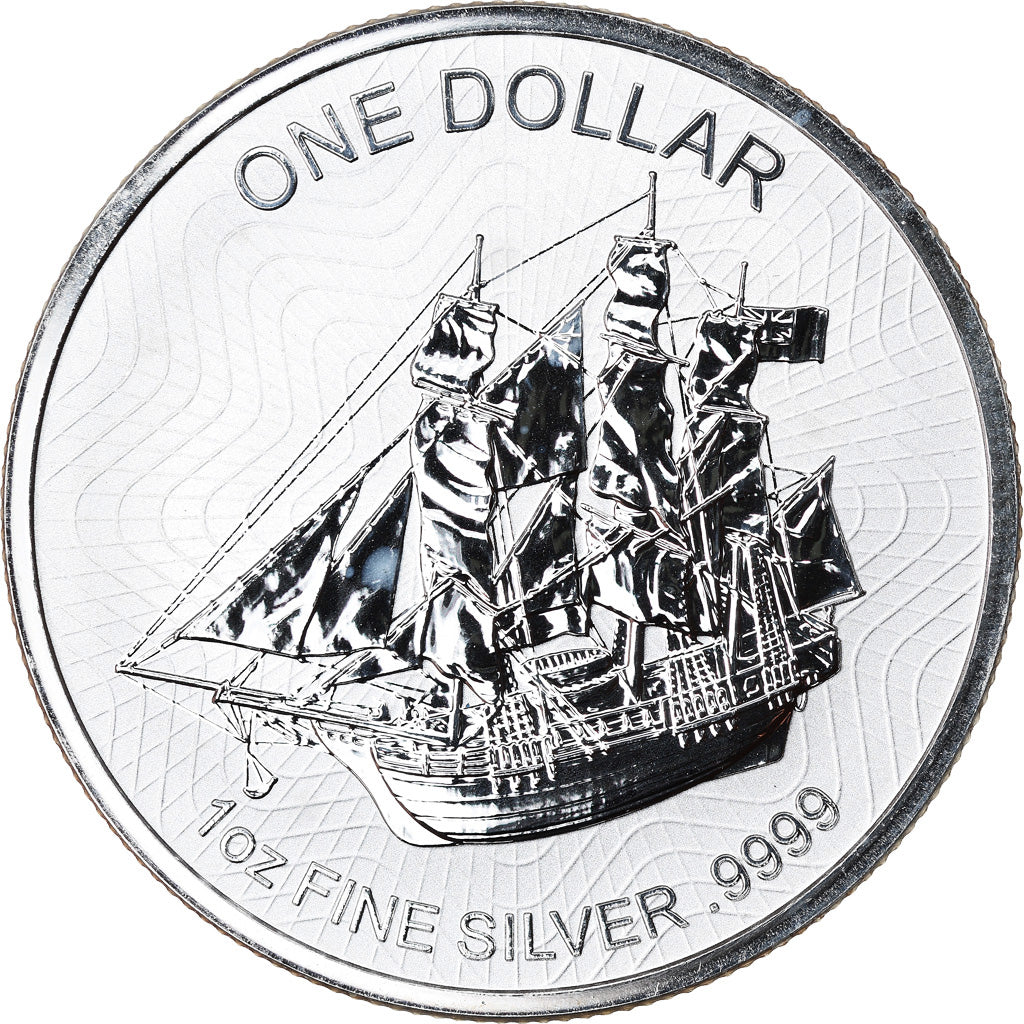 Coin, Cook Islands, Bounty, 1 Dollar, 2017, 1 Oz, MS(65-70), Silver