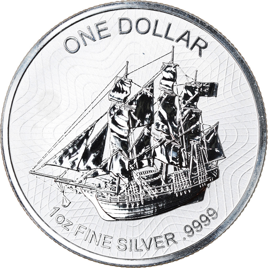 Coin, Cook Islands, Bounty, 1 Dollar, 2017, 1 Oz, MS(65-70), Silver