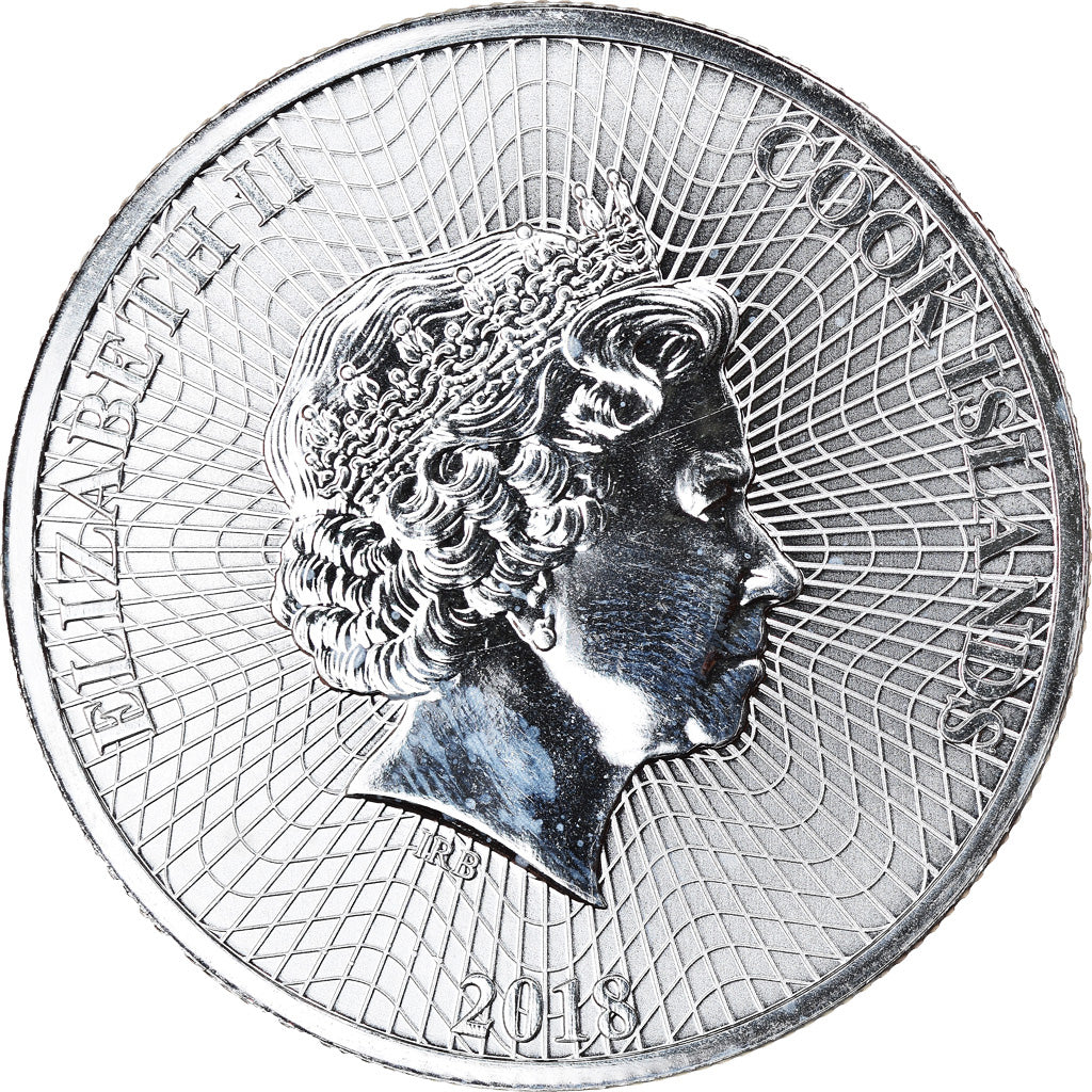 Coin, Cook Islands, Bounty, 1 Dollar, 2018, 1 Oz, MS(65-70), Silver