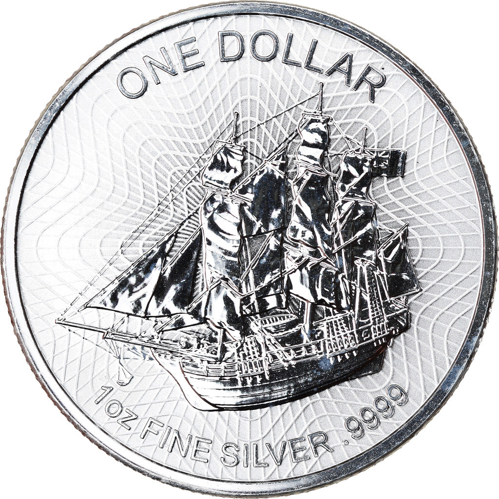 Coin, Cook Islands, Bounty, 1 Dollar, 2018, 1 Oz, MS(65-70), Silver