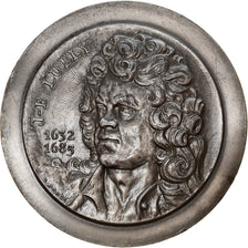 France, Medal, Musique, J.B Lully, Arts & Culture, Ponce, AU(50-53), Tin