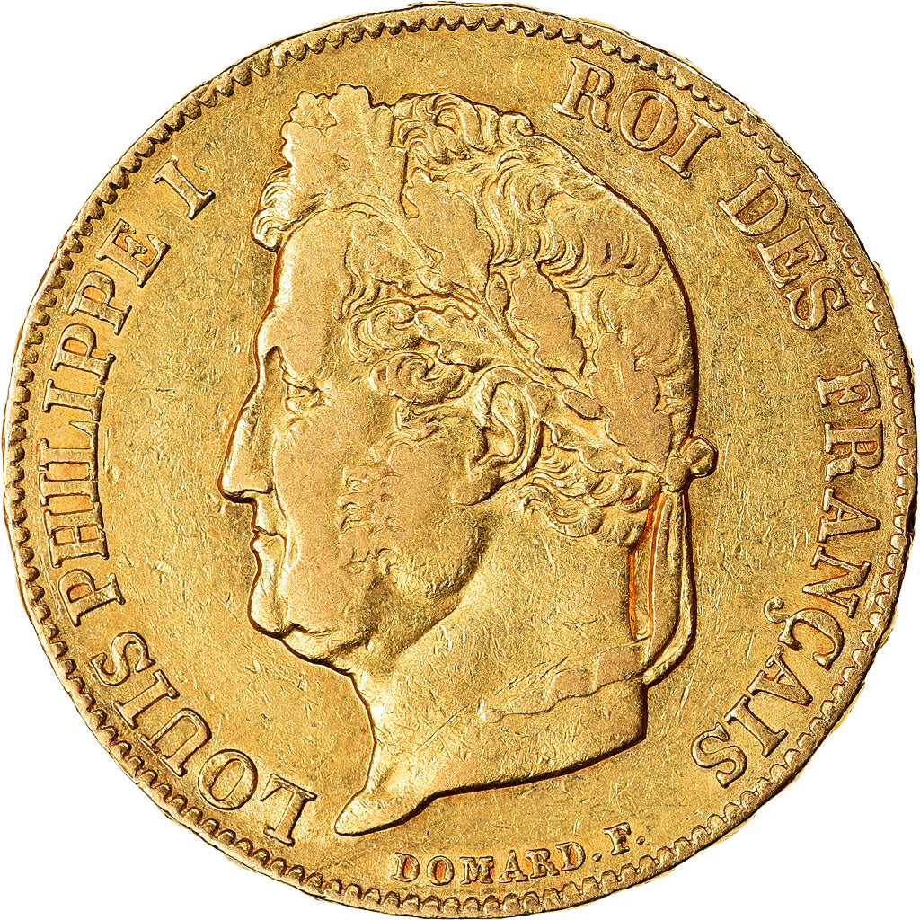 Moneda, Francia, Louis-Philippe, 20 Francs, 1841, Paris, BC+, Oro, KM:750.1