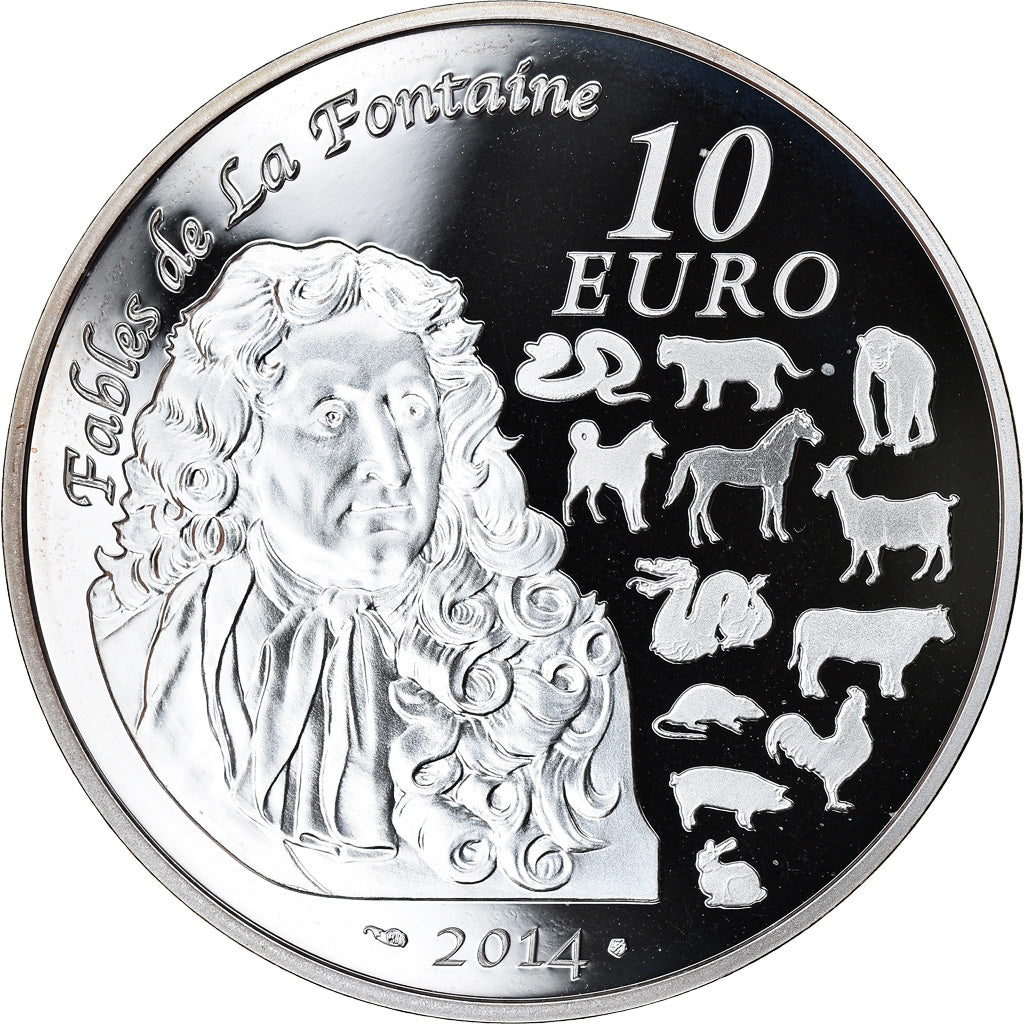 France, Monnaie de Paris, 10 Euro, Année du Cheval, 2014, Proof, FDC, Argent
