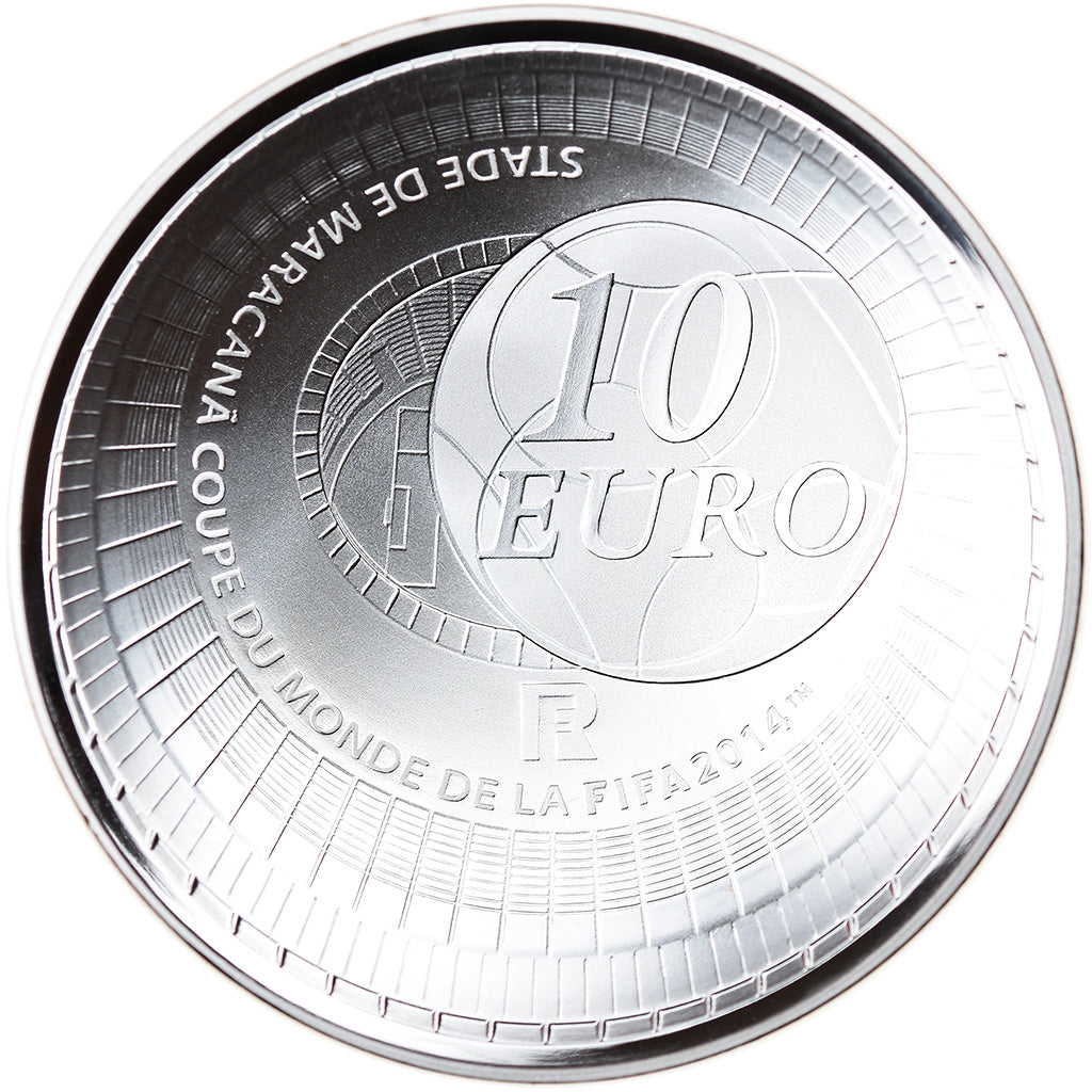 France, Monnaie de Paris, 10 Euro, Coupe du monde FIFA 2014 au Brésil, 2014