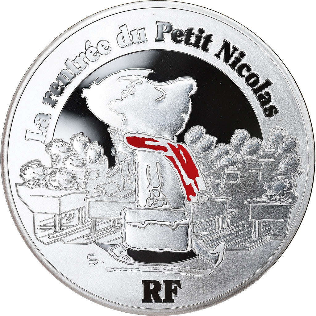 France, Monnaie de Paris, 10 Euro, La Rentrée du Petit Nicolas, 2014, Proof