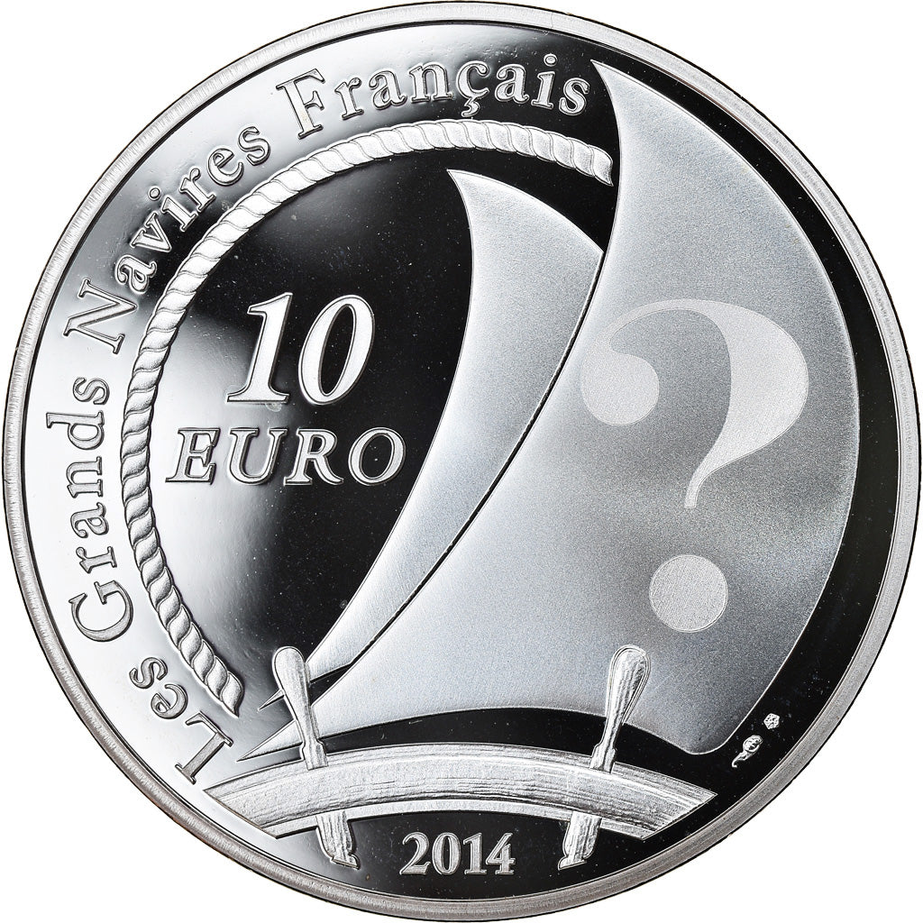 Frankrijk, Parijse munten, 10 Euro, Le Pourquoi pas ?, 2014, Proof, FDC, Zilver