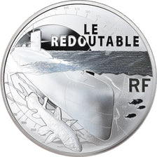 France, Monnaie de Paris, 10 Euro, Le Redoutable, 2014, Proof, MS(65-70), Silver