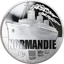 France, Monnaie de Paris, 10 Euro, Le Normandie, 2014, Proof, MS(65-70), Silver