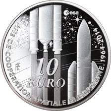 France, Monnaie de Paris, 10 Euro, Europa, Agence Spatiale Européenne, 2014