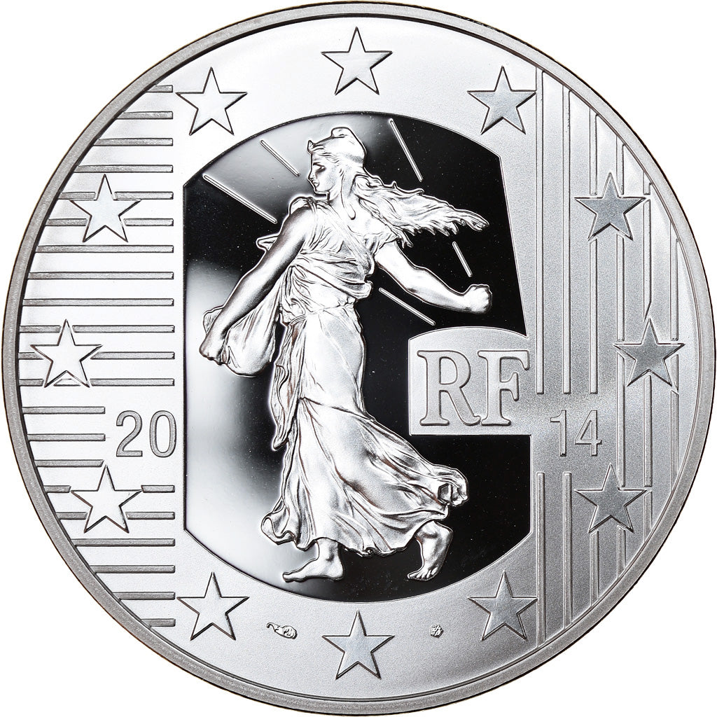 France, Monnaie de Paris, 10 Euro, Charles Le Chauve, 2014, Proof, MS(65-70)