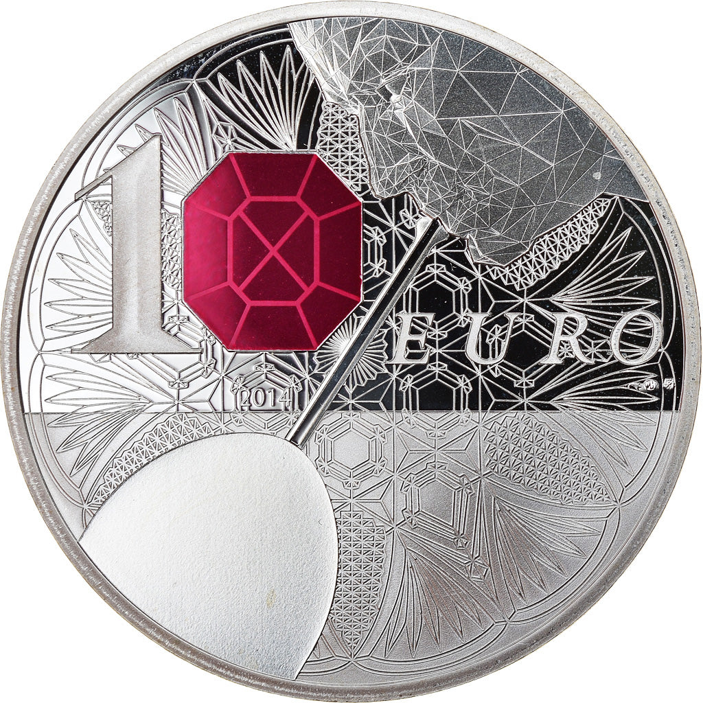 Francja, Monnaie de Paris, 10 Euro, 250 ans de la cristallerie Baccarat, 2014