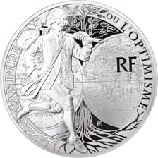 France, Monnaie de Paris, 10 Euro, Candide, 2014, Proof, MS(65-70), Silver