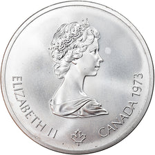 Coin, Canada, Elizabeth II, World map, 10 Dollars, 1973, Royal Canadian Mint
