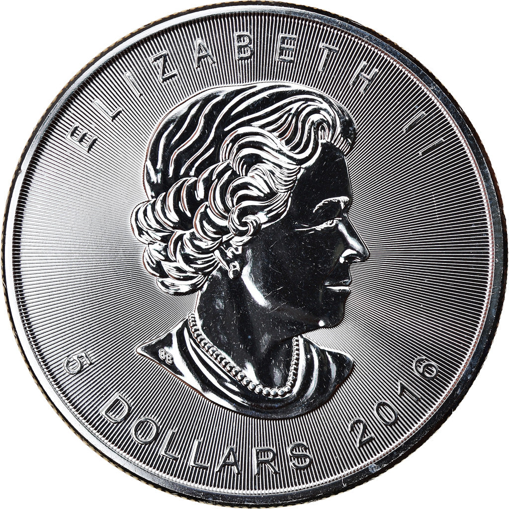 Coin, Canada, Maple Leaf, 5 Dollars, 2016, Little Wild Ones, Otter, MS(65-70)
