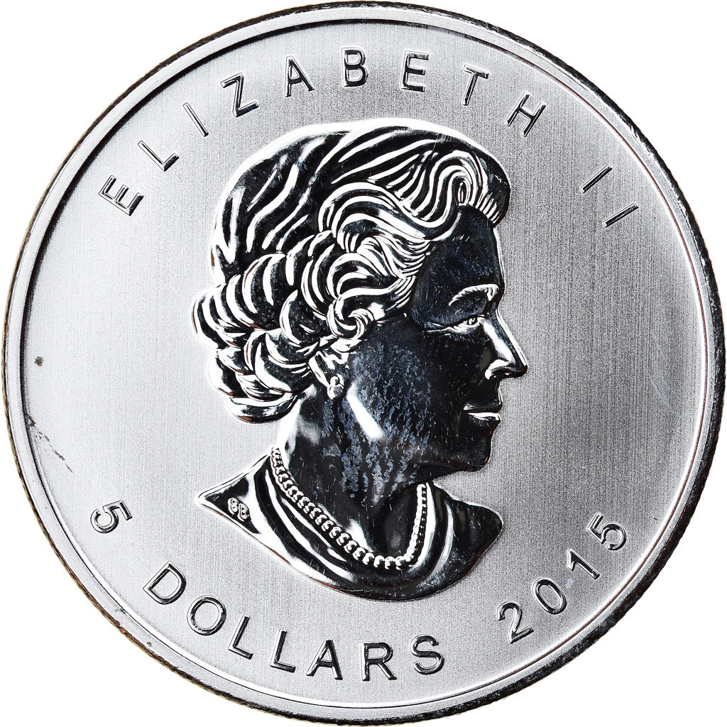 Moneda, Canadá, Red-tailed Hawk, 5 Dollars, 2015, 1 Oz, FDC, Plata