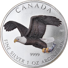 Moneda, Canadá, Bald Eagle, 5 Dollars, 2014, 1 Oz, FDC, Plata