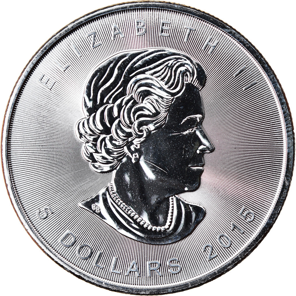 Moneda, Canadá, Maple Leaf, 5 Dollars, 2015, Oreamnos americanus, FDC, Plata