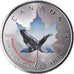 Munten, Canada, Maple Leaf, 5 Dollars, 2015, Megaptera novaeangliae, FDC, Zilver