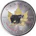 Munten, Canada, Maple Leaf, 5 Dollars, 2015, Ursus americanus, FDC, Zilver