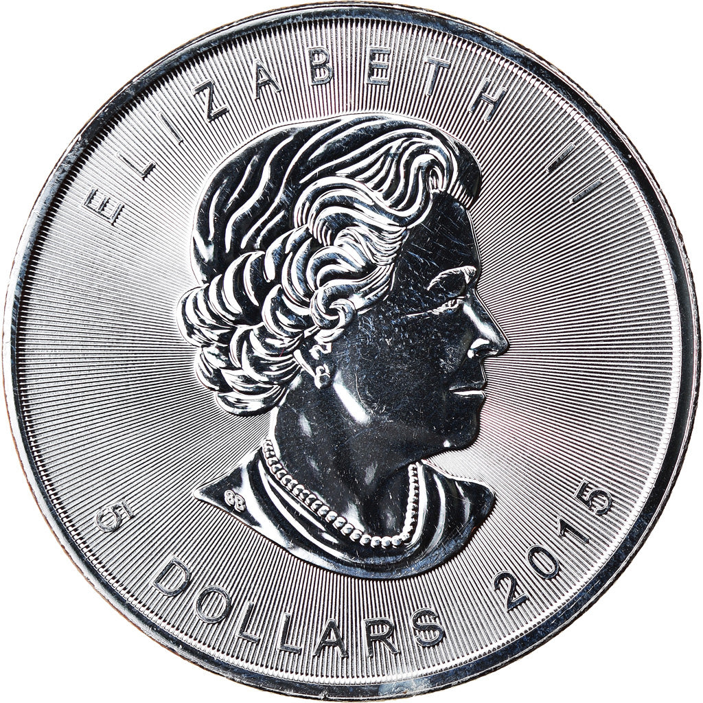 Munten, Canada, Maple Leaf, 5 Dollars, 2015, Ursus americanus, FDC, Zilver