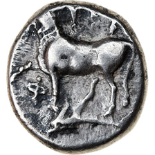 Coin, Thrace, Byzantion, Drachm, 387-340 BC, EF(40-45), Silver