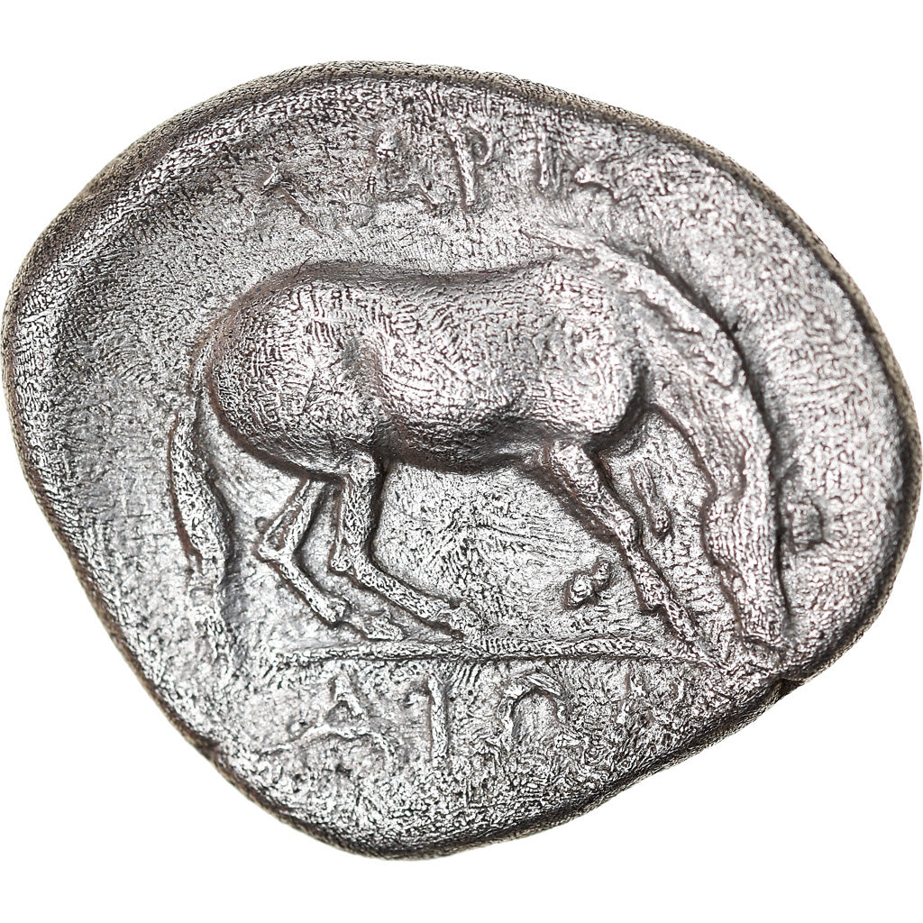 Coin, Thessaly, Larissa, Drachm, 356-342 BC, EF(40-45), Silver, HGC:4-454