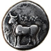 Coin, Bithynia, Kalchedon, Drachm, 387-340 BC, EF(40-45), Silver, SNG-Cop:352